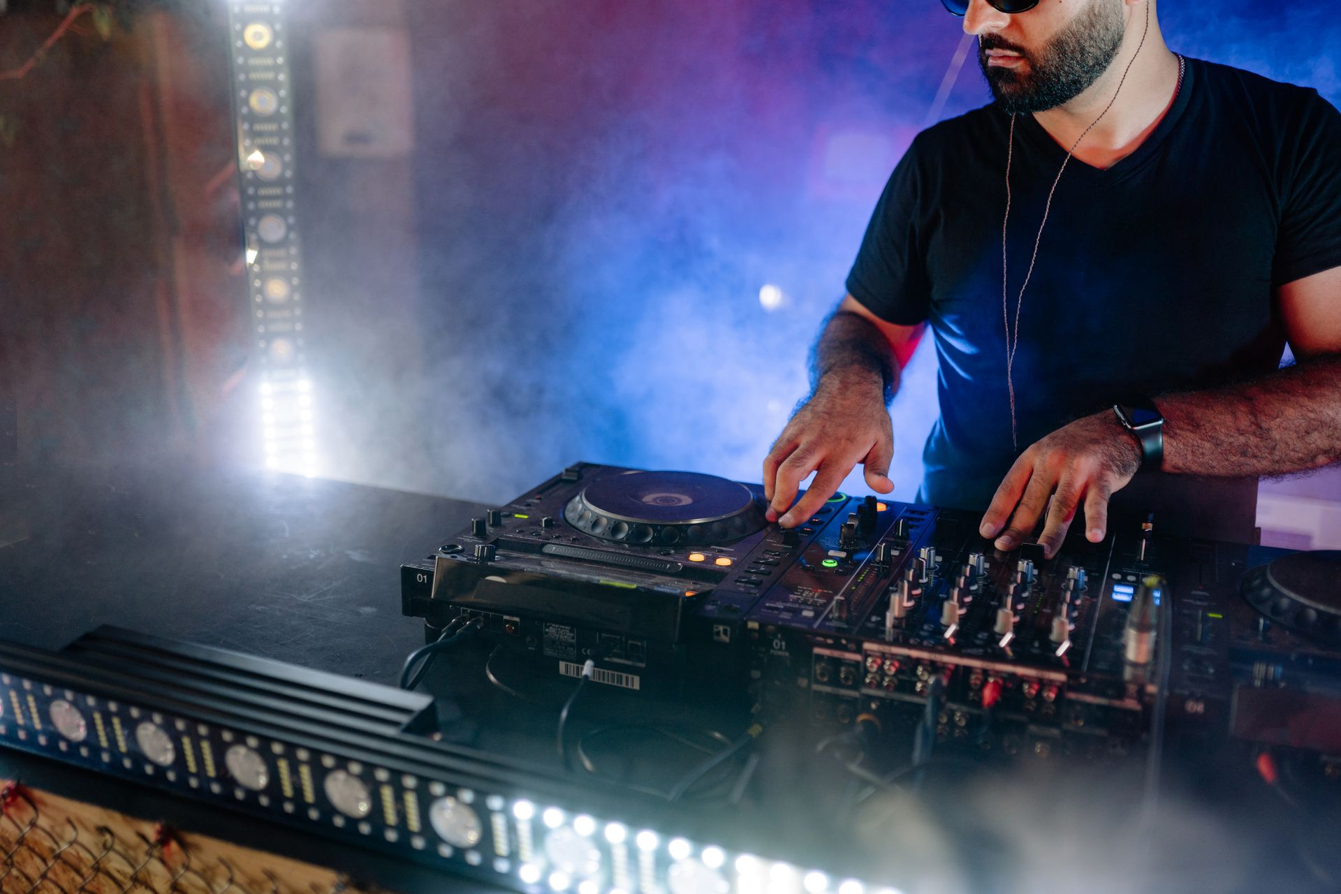 DJ performing
