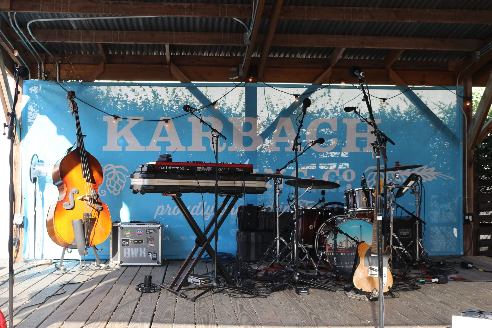 Outdoor stage